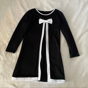 Long Sleeve Bow Dress